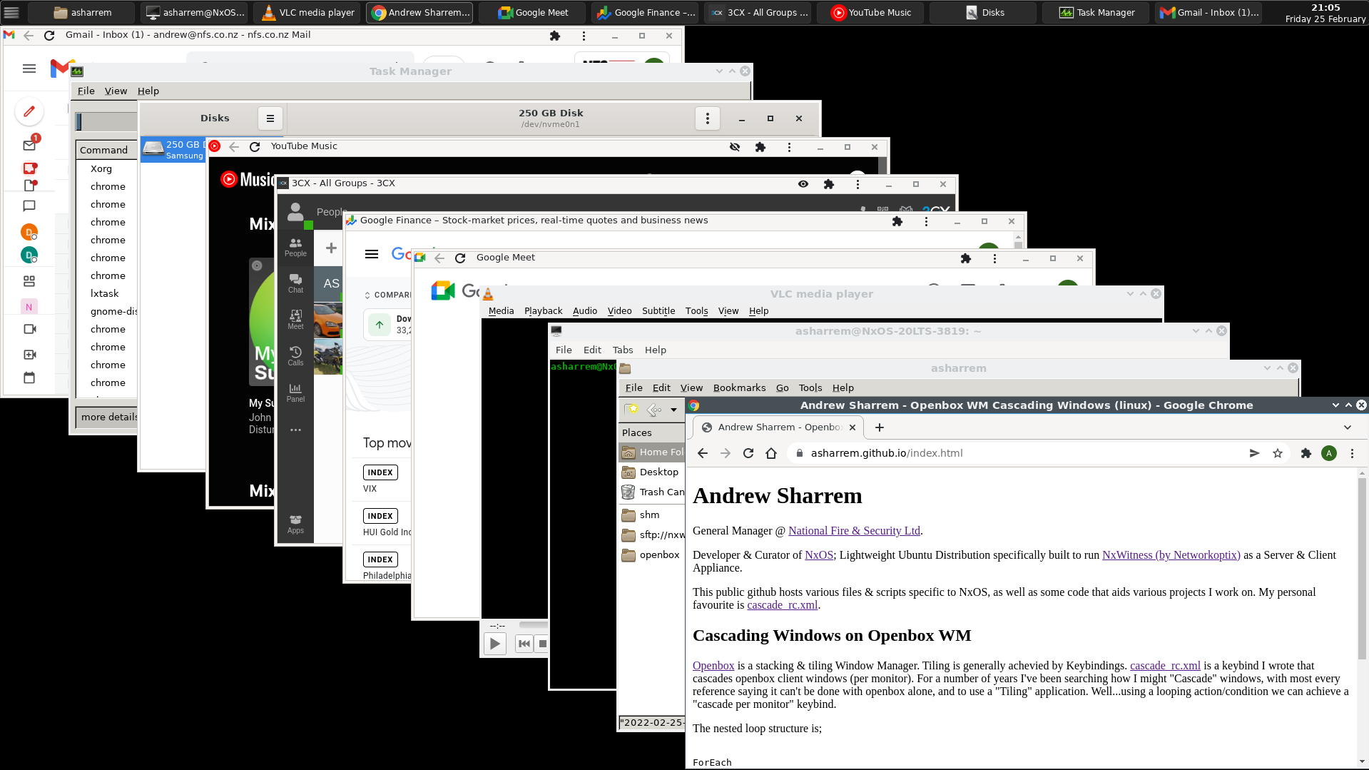 cascading openbox windows